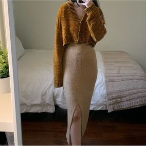 BP knit bodycon midi skirt